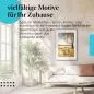 Preview: Leinwandbild "See & Bank": Herbst, Sonnenlicht - Ruhe & Entspannung. Preview: Leinwandbild "See & Bank": Herbst, Sonnenlicht - Ruhe & Entspannung.