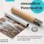 Preview: "Herbstlicher Wasserfall": Gerolltes Poster - Wald, Magie. Preview: "Herbstlicher Wasserfall": Gerolltes Poster - Wald, Magie.