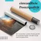 Preview: Gerolltes Poster "Herbststraße". Herbstliche Landschaft, sicher verpackt. Preview: Gerolltes Poster "Herbststraße". Herbstliche Landschaft, sicher verpackt.