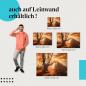 Preview: Herbstwald: Leinwandbild. Sonnenlicht, Baum, mystisch, wähle deine Größe!