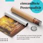 Preview: Gerolltes Poster "Herbstspaziergang". Natur & Farbenpracht, sicher verpackt.