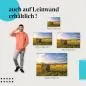 Preview: Spätsommer: Leinwandbild. Heurollen, Feld, Abendsonne. Preview: Spätsommer: Leinwandbild. Heurollen, Feld, Abendsonne.