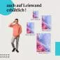 Preview: Himmel: Leinwandbild. Wolken, pink, lila, blau. Preview: Himmel: Leinwandbild. Wolken, pink, lila, blau.