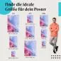 Preview: Himmel, Poster: Wolken, Pink, Lila, Blau. Preview: Himmel, Poster: Wolken, Pink, Lila, Blau.