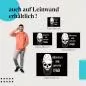 Preview: Totenkopf: Leinwandbild. Hipster, humorvoll, wähle deine Größe. Preview: Totenkopf: Leinwandbild. Hipster, humorvoll, wähle deine Größe.