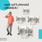 Preview: Leinwandbild "Historische Altstadt": Ein Hauch von Geschichte für deine Wand