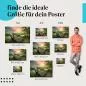 Preview: Finde die ideale Postergröße: Holzbrücke, Fluss, Sonnenaufgang, sanftes Licht. Preview: Finde die ideale Postergröße: Holzbrücke, Fluss, Sonnenaufgang, sanftes Licht.