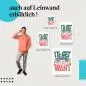 Preview: "I'll get...": Leinwandbild. Typografie, bunt. Preview: "I'll get...": Leinwandbild. Typografie, bunt.