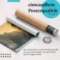 Preview: Gerolltes Poster "Felsen & Meer" - Paradiesische Küste, sicher verpackt.