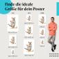 Preview: Postergrößen: Känguru-Mama liest Kind vor: gemütlich.