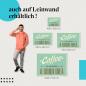 Preview: "Kaffee" Leinwand. Ideale Größe, setze Akzente mit Kunst in deinem Zuhause!
