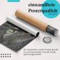Preview: Gerolltes Poster "Katzenportrait". Katzenliebe & Schönheit, sicher verpackt.