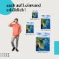 Preview: Kelingking Beach: Leinwandbild. Nusa Penida, Bali.