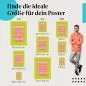 Preview: "Never let yourself get too comfortable...": Poster mit Motivation & Inspiration Preview: "Never let yourself get too comfortable...": Poster mit Motivation & Inspiration