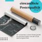 Preview: Gerolltes Poster "Muskelaufbau". Training & Fitness, sicher verpackt.