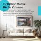 Preview: Leinwandbild "Felsige Küste": Dunkle Wolken, Brandung - Kraft & Dramatik.