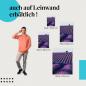 Preview: Lavendelfeld: Leinwandbild. Lila, Baum.