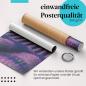 Preview: Gerolltes Poster "Lavendelfeld". Provence, sicher verpackt.