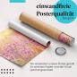 Preview: Gerolltes Poster "Lavendelfeld". Provenzalische Landschaft, sicher verpackt.
