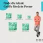 Preview: Wähle die ideale Postergröße: "It's time to start living the life..." - Inspirierender Spruch auf grünem Hintergrund. Preview: Wähle die ideale Postergröße: "It's time to start living the life..." - Inspirierender Spruch auf grünem Hintergrund.