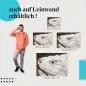 Preview: Leguan: Leinwandbild. Nahaufnahme. Preview: Leguan: Leinwandbild. Nahaufnahme.