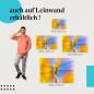 Preview: Leinwandbild "Libelle im Gegenlicht": Die Faszination der Insektenwelt