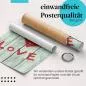 Preview: Gerolltes Poster "Love". Liebe & Leidenschaft, sicher verpackt. Preview: Gerolltes Poster "Love". Liebe & Leidenschaft, sicher verpackt.