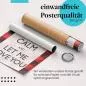Preview: Gerolltes Poster "Lass mich dich lieben", romantisch. Preview: Gerolltes Poster "Lass mich dich lieben", romantisch.