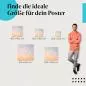Preview: Wähle die ideale Postergröße: Bild mit Farbverlauf und Diamanten: "Liebe mehr, sorge dich weniger". Preview: Wähle die ideale Postergröße: Bild mit Farbverlauf und Diamanten: "Liebe mehr, sorge dich weniger".