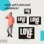 Preview: "LOVE": Leinwandbild. Sicherheitsnadel, Herz. Preview: "LOVE": Leinwandbild. Sicherheitsnadel, Herz.