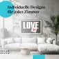 Preview: Schlafzimmer Deko: "Liebe" Poster - Ein romantisches Motiv für Ihr Zuhause. Preview: Schlafzimmer Deko: "Liebe" Poster - Ein romantisches Motiv für Ihr Zuhause.