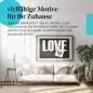 Preview: Leinwandbild "Love": Schwarz-Weiß, Sicherheitsnadel, Herz - romantisch & symbolisch. Preview: Leinwandbild "Love": Schwarz-Weiß, Sicherheitsnadel, Herz - romantisch & symbolisch.