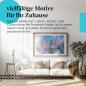 Preview: Leinwandbild "Lilienblüten": Rosa & Weiß, Pastellfarben - Symbol für Reinheit & Eleganz.