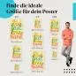Preview: "Live fast, love hard": Lebensmotto Poster - Intensives Leben & Liebe Preview: "Live fast, love hard": Lebensmotto Poster - Intensives Leben & Liebe