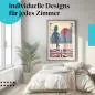 Preview: Schlafzimmer Deko: London-Retro mit "Sehenswürdigkeiten" Poster Preview: Schlafzimmer Deko: London-Retro mit "Sehenswürdigkeiten" Poster