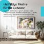 Preview: Leinwandbild "Magnolienblüten": Abendsonne, Gegenlicht - romantische Stimmung.