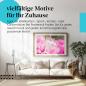 Preview: Leinwandbild "Maus & Pfingstrose": Niedlich & frühlingshaft - ein Hingucker!