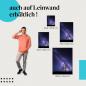 Preview: Baum & Milchstraße: Leinwandbild. Nachthimmel, Hügellandschaft, wähle deine Größe!