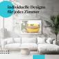 Preview: Schlafzimmer Deko: "Minztee" Poster: Entspannung & Genuss - perfekt für Ihr Schlafzimmer.
