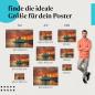 Preview: Moschee, Poster: Stelzen, Wasser, Sonnenuntergang.