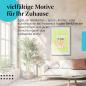 Preview: Stylisches Leinwandbild: Starte jetzt - Motivierendes Zitat zum Anfangen.