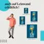 Preview: Leinwandbild "You will never win...": Inspiration für mehr Zielstrebigkeit Preview: Leinwandbild "You will never win...": Inspiration für mehr Zielstrebigkeit