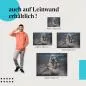 Preview: Mystische Frau, Leinwandbild: Tattoos, Flügel. Preview: Mystische Frau, Leinwandbild: Tattoos, Flügel.