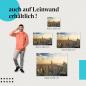 Preview: "Skyline von New York im Abendlicht" Leinwandbild. Finde die ideale Größe für dein Zuhause & setze Akzente mit Kunst!