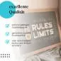 Preview: Gerahmtes Bild "No Rules No Limits" - Klare Botschaft, Motivation & Rebellion. Preview: Gerahmtes Bild "No Rules No Limits" - Klare Botschaft, Motivation & Rebellion.