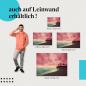 Preview: Leinwandbild "Romantischer Sonnenuntergang": Urlaub & Romantik