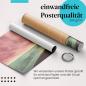 Preview: "Sonnenuntergang, Palmenstrand": Gerolltes Poster - romantisch.