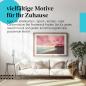 Preview: Dieses Leinwandbild mit dem Sonnenuntergang am Strand versprüht Urlaubsfeeling und Romantik.