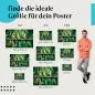 Preview: Entdecke die passende Postergröße: Papageien im Dschungel, gelbe, blaue, grüne Federn. Preview: Entdecke die passende Postergröße: Papageien im Dschungel, gelbe, blaue, grüne Federn.