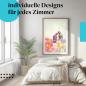 Preview: Papageien Poster: "Liebe liegt in der Luft" - Papageien & Blumen